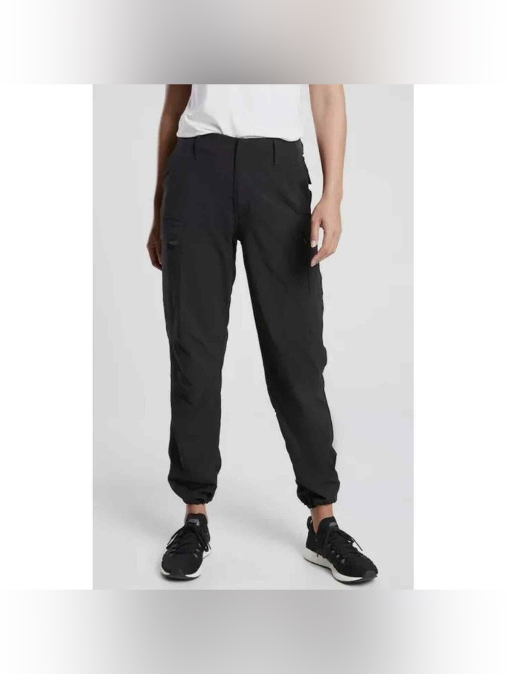 Athleta Black Trekkie Utility Cargo Pants